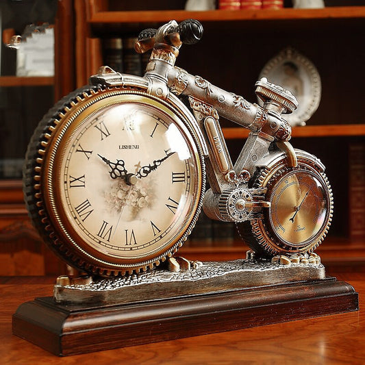 Decorative Bike Clock with a European Flair - Add Style to Your Home